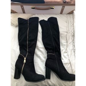 Over the Knee Suede Boots
